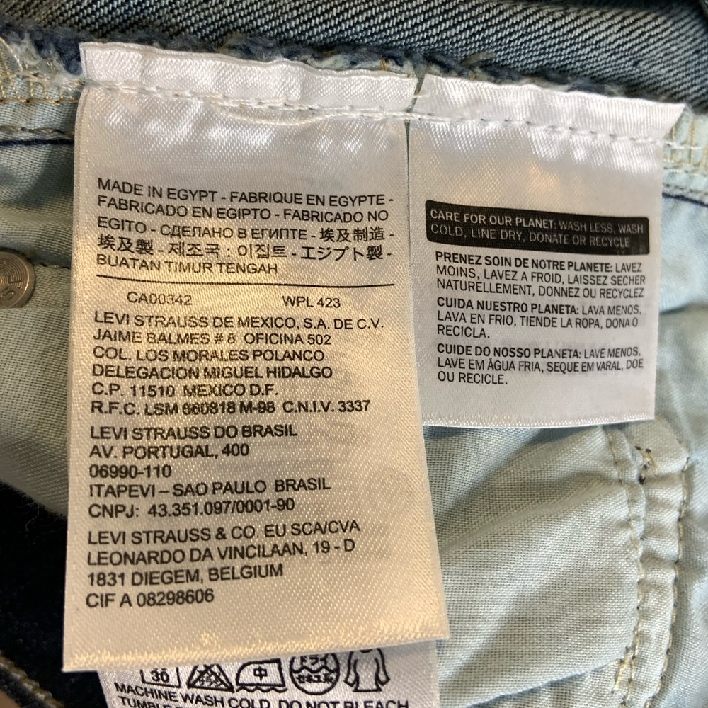 Levi’s Women’s 518 Superlow Dark Wash Low Rise Bootcut Denim Jeans NWT 31 - Picture 15 of 15